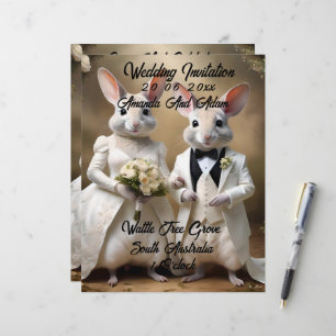 Love Hops Down Under: een huwelijksfeest van Bilby Briefhoofd