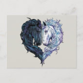 Love Horse briefkaart (Voorkant)