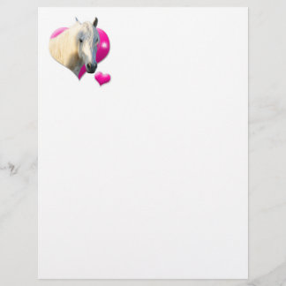 Love Horse Papier in Lettre