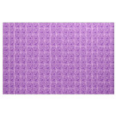 Love Horse Riding Terminology Cute Paars Pattern Stof (Yard (91,4 cm))