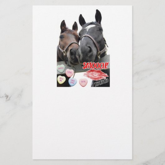 Love Horses Briefpapier (Voorkant)