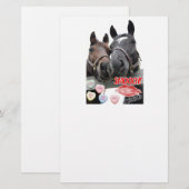 Love Horses Briefpapier (Voorkant / Achterkant)
