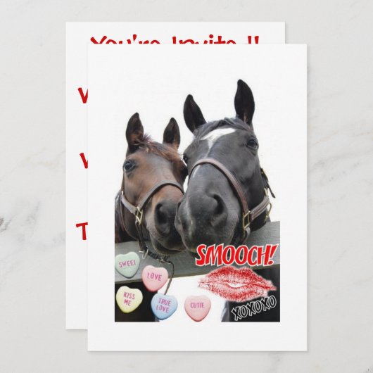 Love Horses Kaart (Voorkant / Achterkant)