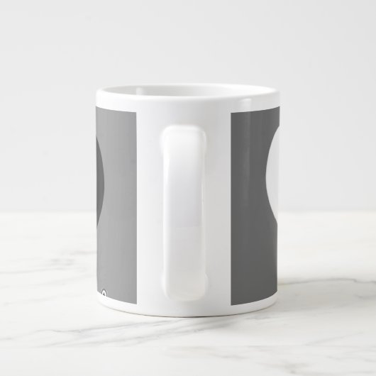 Love Horses Logo met Heart Mok (Achterkant)