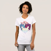 Love Horses - T-shirt Free Woman