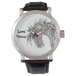 Love Horses watch Horloge
