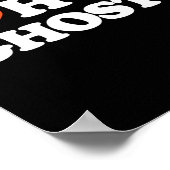 Love Hot Ghosts - I Heart Hot Ghosts beroemd gemaa Poster (Hoek)
