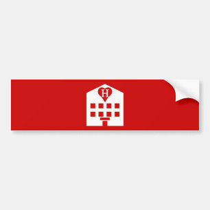 Love Hotel Japanse Emoji Bumpersticker