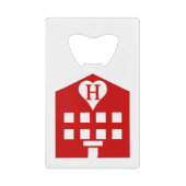 Love Hotel Japanse Emoji Creditkaart Flessenopener (Voorkant)