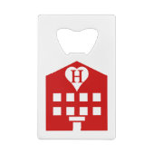 Love Hotel Japanse Emoji Creditkaart Flessenopener (Achterkant)