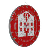 Love Hotel Japanse Emoji Dartbord (Voorkant Links)