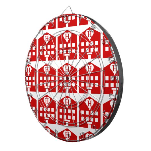 Love Hotel Japanse Emoji Dartbord (Voorkant Rechts)