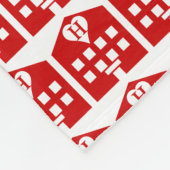 Love Hotel Japanse Emoji Fleece Deken (Hoek)