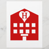 Love Hotel Japanse Emoji Flyer (Achterkant)