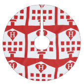 Love Hotel Japanse Emoji Kerstboom Rok (Voorkant)