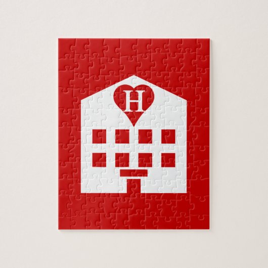 Love Hotel Japanse Emoji Legpuzzel (Verticaal)