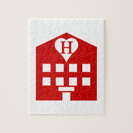 Love Hotel Japanse Emoji Legpuzzel (Verticaal)