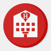 Love Hotel Japanse Emoji Magneet (Voorkant)