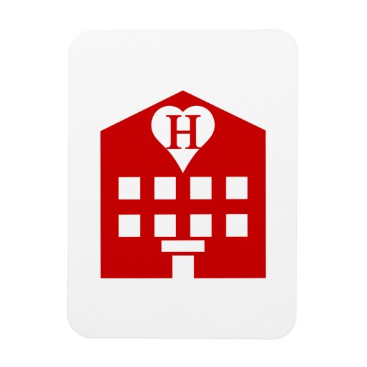 Love Hotel Japanse Emoji Magneet (Verticaal)