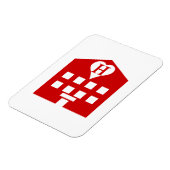 Love Hotel Japanse Emoji Magneet (Linkerzijde)