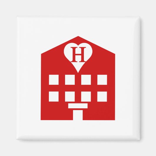 Love Hotel Japanse Emoji Magneet (Voorkant)