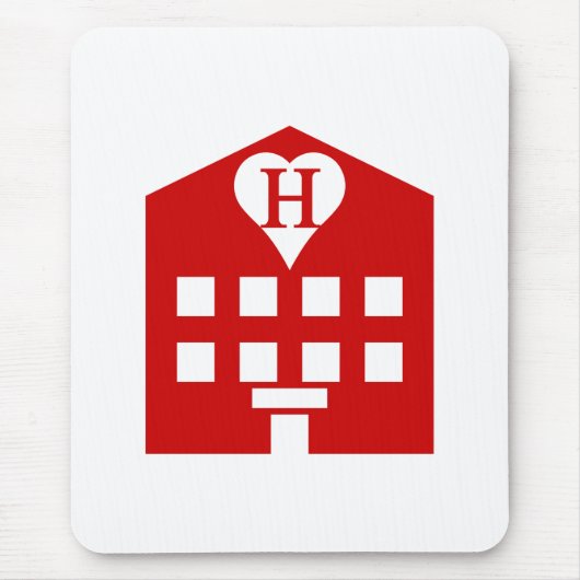 Love Hotel Japanse Emoji Muismat (Voorkant)