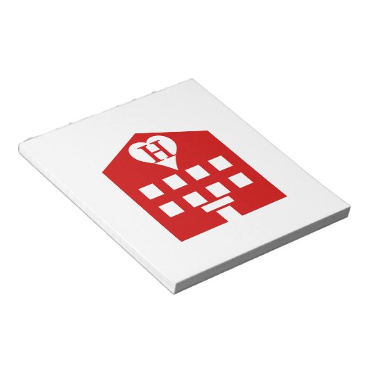 Love Hotel Japanse Emoji Notitieblok (Schuin)