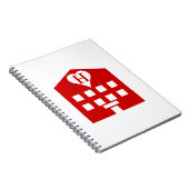 Love Hotel Japanse Emoji Notitieboek (Rechterzijde)