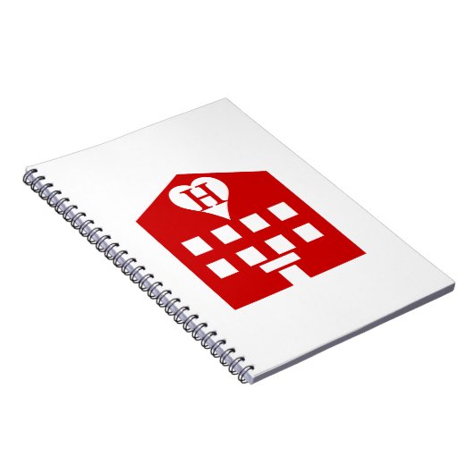 Love Hotel Japanse Emoji Notitieboek (Rechterzijde)