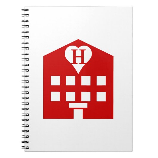 Love Hotel Japanse Emoji Notitieboek (Voorkant)