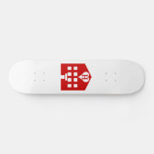 Love Hotel Japanse Emoji Persoonlijk Skateboard (Horizontaal)