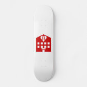 Love Hotel Japanse Emoji Persoonlijk Skateboard (Voorkant)