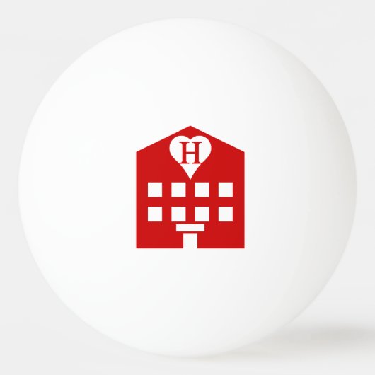 Love Hotel Japanse Emoji Pingpongbal (Voorkant)