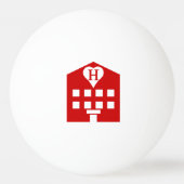 Love Hotel Japanse Emoji Pingpongbal (Achterkant)
