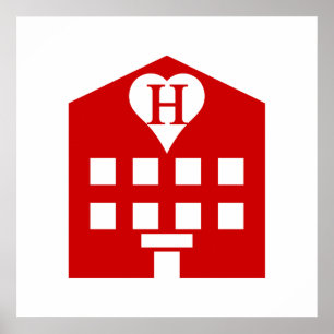 Love Hotel Japanse Emoji Poster