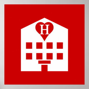 Love Hotel Japanse Emoji Poster