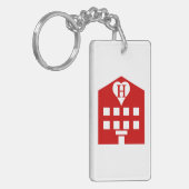 Love Hotel Japanse Emoji Sleutelhanger (Voorkant Links)