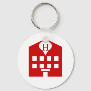 Love Hotel Japanse Emoji Sleutelhanger