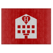 Love Hotel Japanse Emoji Snijplank (Voorkant)