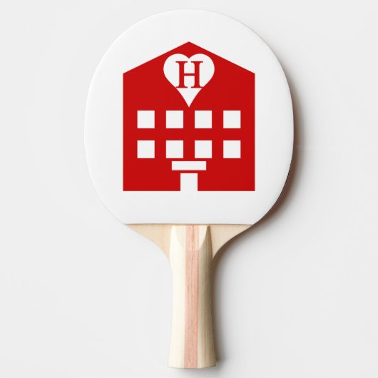 Love Hotel Japanse Emoji Tafeltennisbatje (Voorkant)