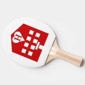 Love Hotel Japanse Emoji Tafeltennisbatje (Zijkant)