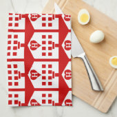 Love Hotel Japanse Emoji Theedoek (Quarter Fold)