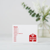 Love Hotel Japanse Emoji Visitekaartje (Staand voorkant)