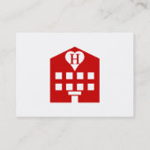 Love Hotel Japanse Emoji Visitekaartje (Achterkant)