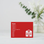 Love Hotel Japanse Emoji Visitekaartje (Staand voorkant)