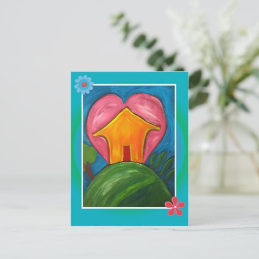 Love House Briefkaart (Staand voorkant)