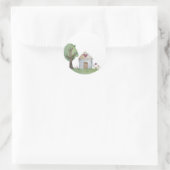 Love House Home Tuin Cadeauverpakking stickers (Tas)