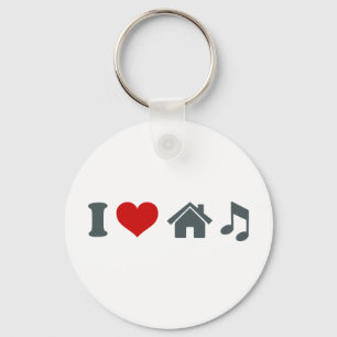 Love House Music Sleutelhanger