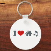 Love House Music Sleutelhanger (Voorkant)
