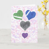 Love Hues Wenskaart Kaart (Gele Bloem)